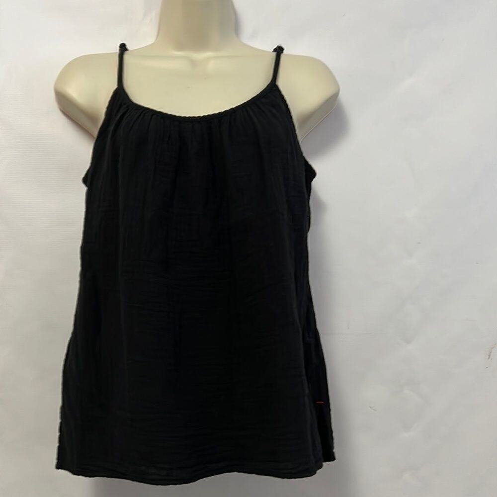 XIRENA 100% COTTON BLACK BLOUSE SIZE S